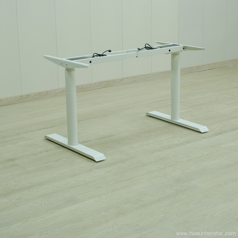 Double motor single desk stand