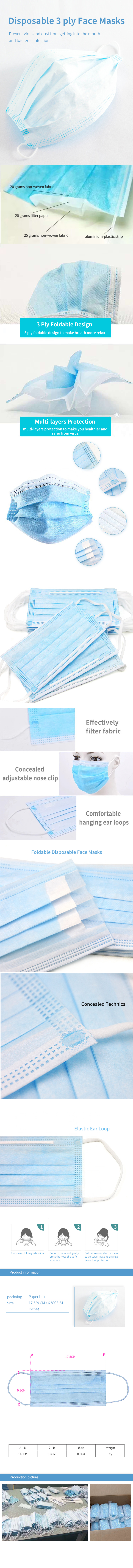 Disposable Face Masks