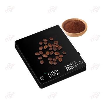 Digital Coffee and Tea Scale with Timer for Kitchen Bean Weighing