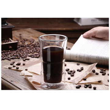 reusable borosilicate glass drinking coffee cup insulated glasses espresso hot beverage mugs