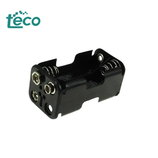 Back-to-Back 4AA Battery Holder Box with JST Connector, 9V DC Buckle Plug, and USB Port