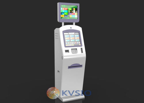 High Safety Performance Interactive Self-service Bill Payment Kiosk With Card Dispenser