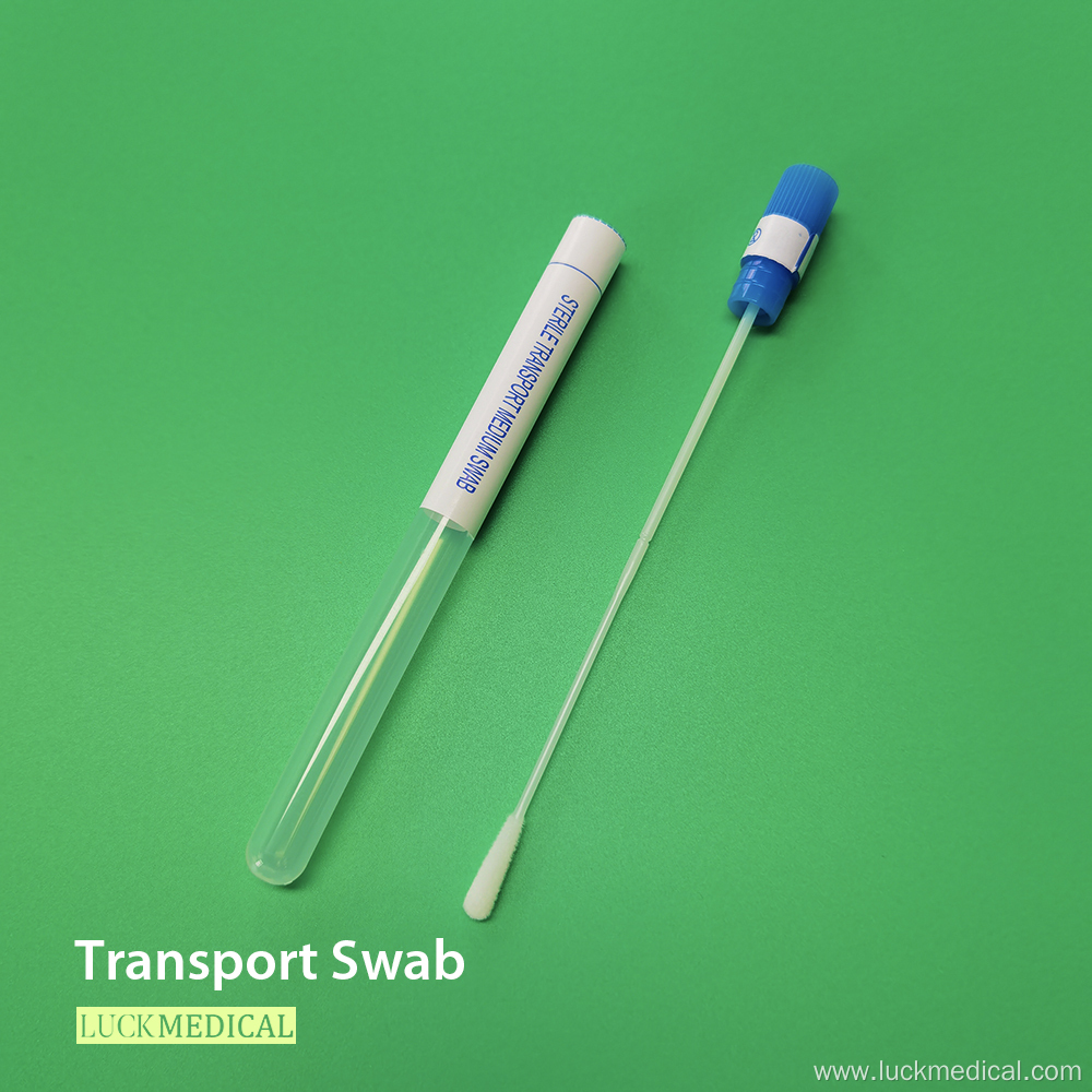 Transport Swabs Flock Throat Use EO Sterilized FDA