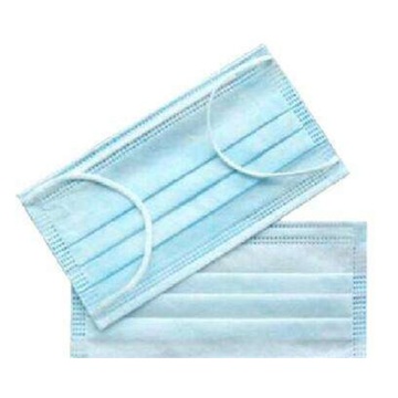 3 Layers of Disposable Blue Surgical Mask