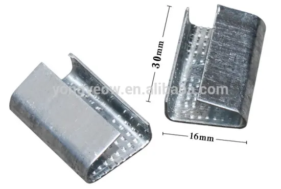 PP PET strapping Banding clip metal buckle for packing