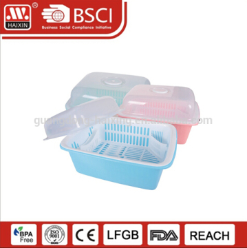 unique design folding kitchen dish rack drainer Food grade plastic Dish Rack