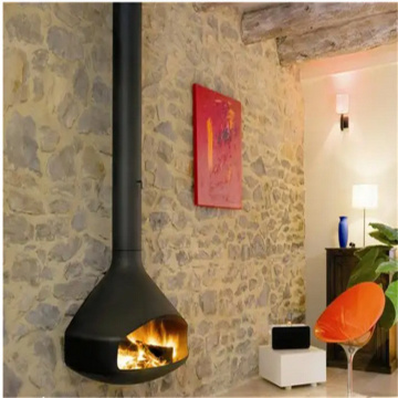 Indoor Ceiling Mounted Wood Fireplace