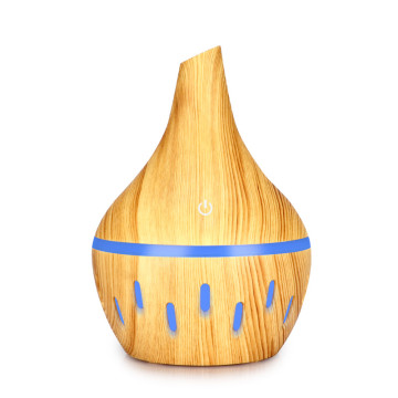 Wood Grain USB Mini Portable Humidifier with Night Light
