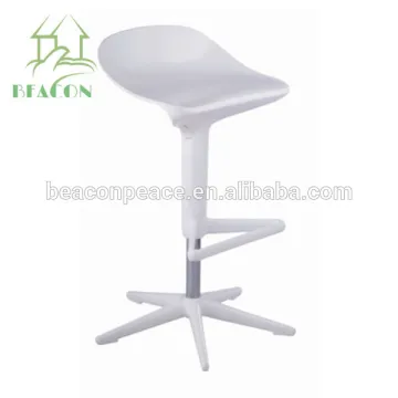 white plastic stool