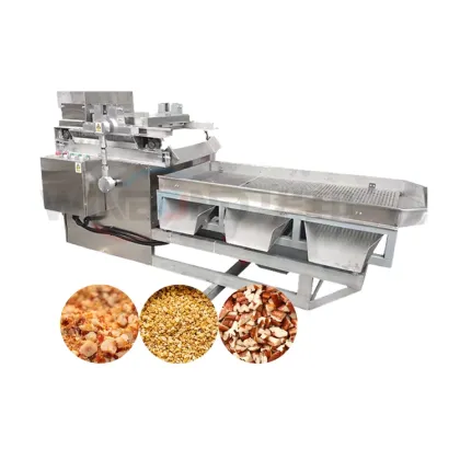 Nut Chopping Machine: Straight Knife for Pecans, Macadamias, Peanuts, Hazelnuts, Cashews, and Almonds