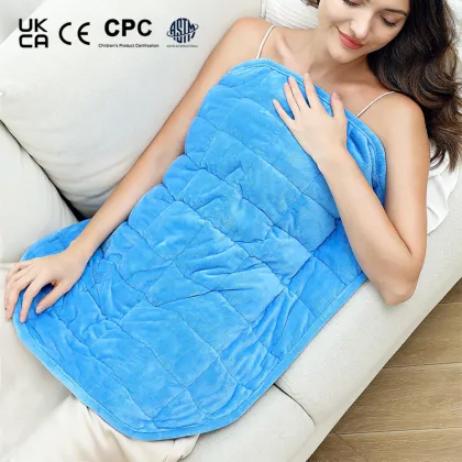 2023 Trending Customizable Weighted Sleep Lap Blanket: Blue Tie Dye Calm Weighted Blankets for Adult Therapy