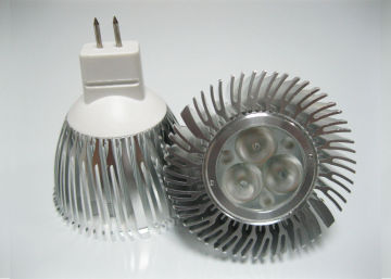 High Efficiency 40 Degree Mr16 3w Cree Led Spotlight With Air Aluminum 6062