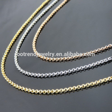 Stainless steel material chains for different types of pendant chains jewelry