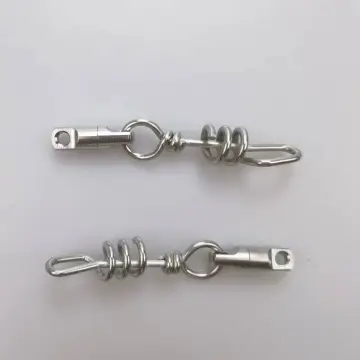 All Stainless Steel Heavy Duty Spearfishing Pigtail Swivel Clip" could be shortened to:

"Stainless Steel Heavy Duty Spearfishing Pigtail Swivel Clip" 

This title maintains the key descriptive elements while being more concise for SEO purposes.