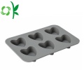 Silikonowe narzędzia do pieczenia Heart 6Cavity Shape Chocolate Moulds