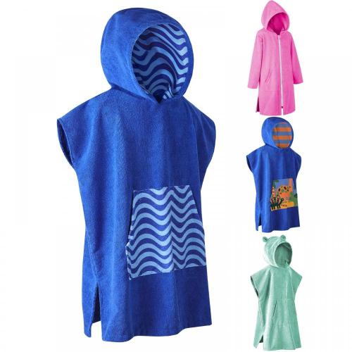 Kids Poncho Towel surf swimming children kids beach changing poncho towels Manufactory