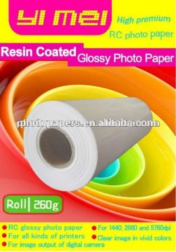 premium resin coated glossy inkjet photo paper