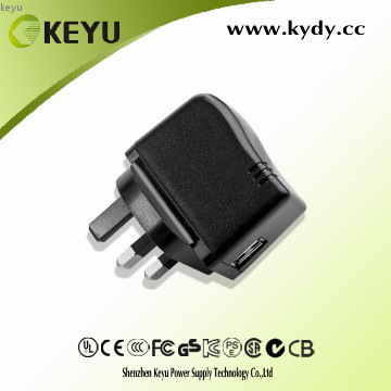 KEYU Power supply 5v/1a usb travel power adapter