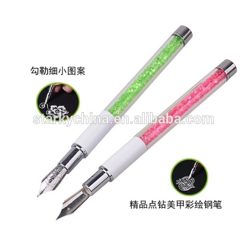 2 Way Marbleizing Dotting Pen Set for Nail Art Manicure Pedicure