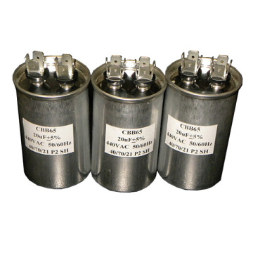 CBB65 20uF ,450VAC Aluminium capacitors