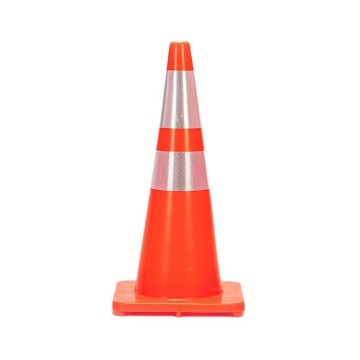 Durable 70 cm High Visibility Reflective PVC Traffic Cone