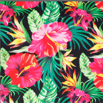 High-Quality Boho Printed Silk Chiffon Fabric: 100% Polyester for Clothing, Featuring Bright Flower Patterns