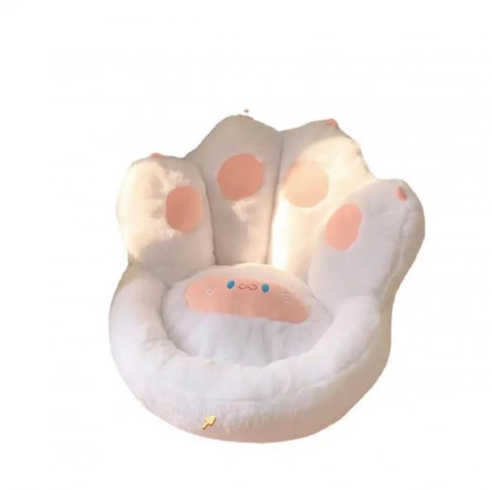 Cute white pink cat claws tatami sofa decoration