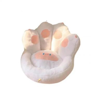 Garras de gato rosa branco fofo Tatami Sofa Decoração