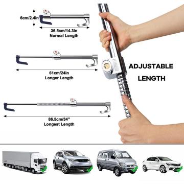 Universal vehicle steering wheel lock for cars trucks