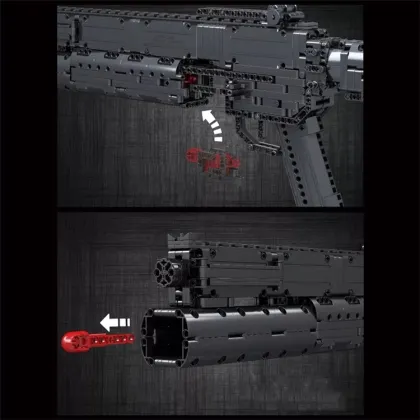 High-Quality DIY Toy Mould King 14014 Block Gun: Montessori Educational Kids' Toy