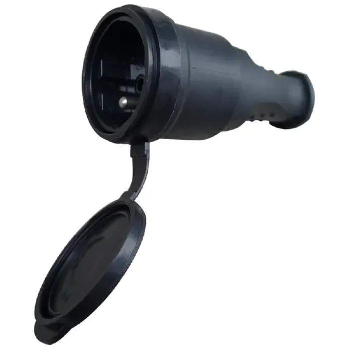 Ekstensi Steker Luar Ruangan Tahan Air dan Tahan Debu Eropa