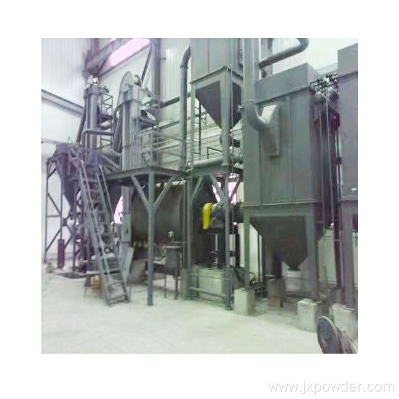 Foam extinguishing agent jet mill