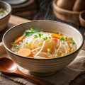 Sopa de sopa de galinha