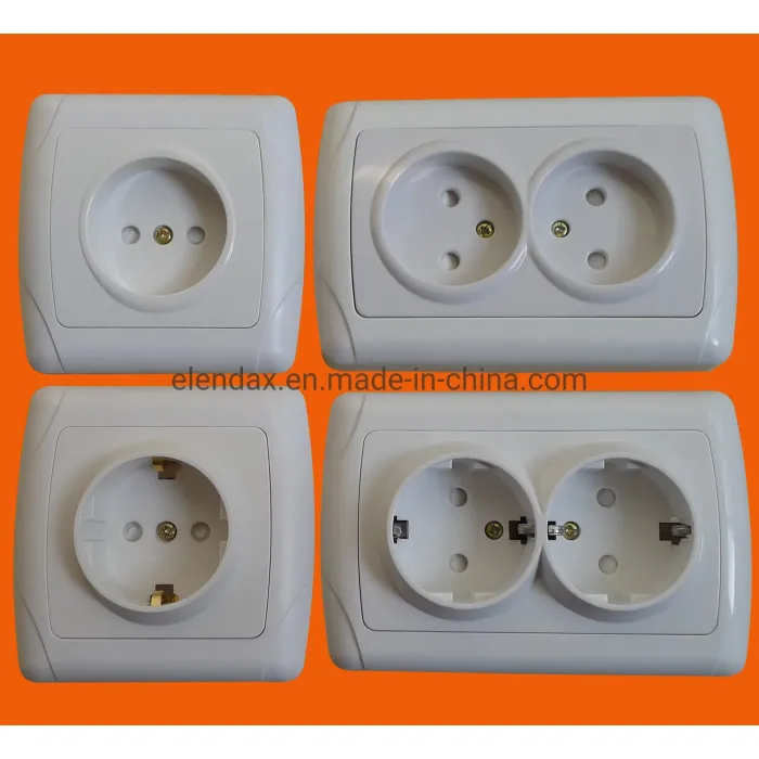 Sakelar Dinding 10A Eropa dengan Lampu Indikasi (F3101)