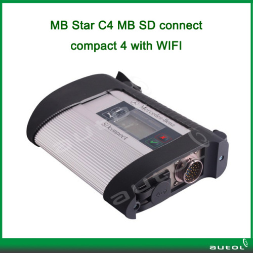 MB Star Compact 4 Support 20 Languages MB SD Connect Compact 4 WiFi with Super HDD for Xentry and Das C4 SD Connect