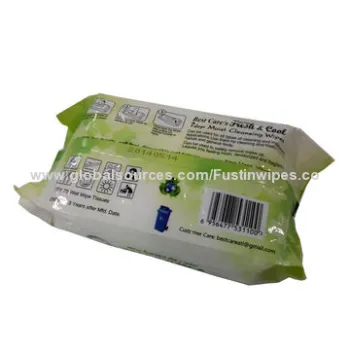 Non-woven Fabric Wet Wipes, 72pcs, Anti-Bacterial, Rose Moist
