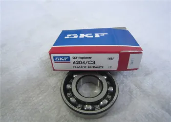 Open Deep Groove Ball Bearing 6204 C3 With Single Row For Automobile