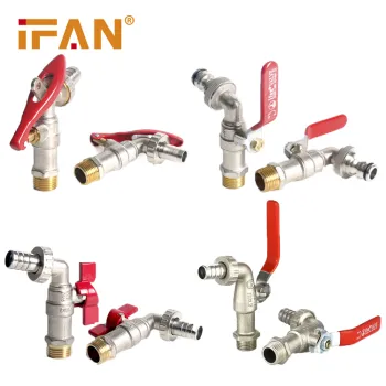 Customized Brass Bibcock Tap for Garden Basin in Various Sizes: 1/2", "3/4", "1 inch