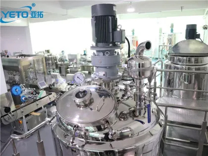 1000L Automatic Cosmetics Manufacturing Machinery: Vacuum Emulsifier Mixer