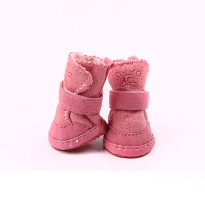 Winter pet snow shoes for small dogs