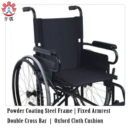 High Quality Fixed Wheelchair Folding Manual Wheelchair