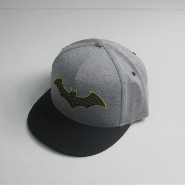 Gorra de algodón Jersey Bat Patch Flat Bill Cap