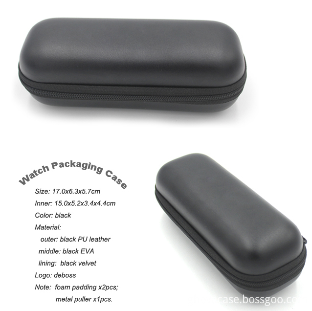 PU leather carry eva watch case PU leather carry eva watch case