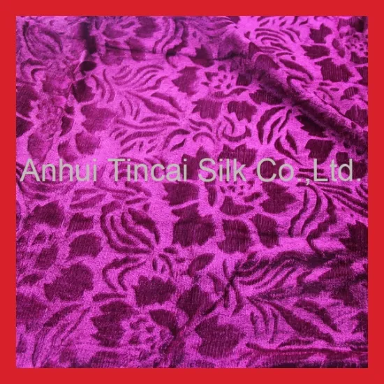 100% Polyester Velour Fabric/Velvet Fabric For Russia Market