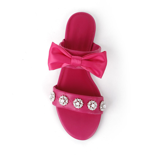 Elegant Bow Embellished Flats