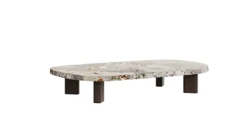 Mid-Century Coffee Table in Natural Walnut