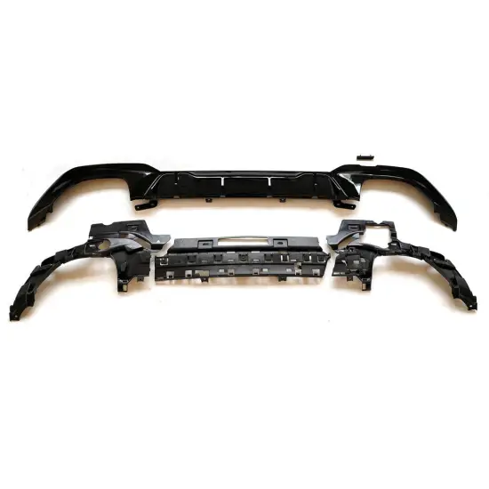 BMW 3 Series G20/G28 Upgrade: Rear Bumper Lip, Diffuser, and Exhaust Tips in Competitive Style