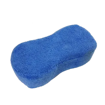 8-Shape Microfiber Cloth for Car Polish and Sponge