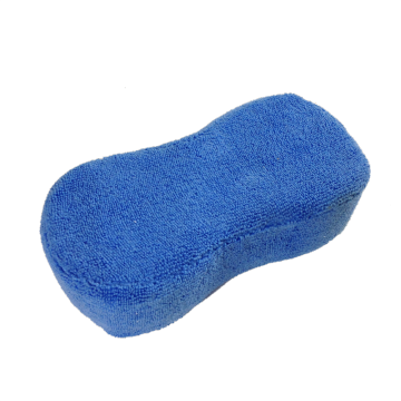 8-Shape Microfiber Cloth for Car Polish and Sponge