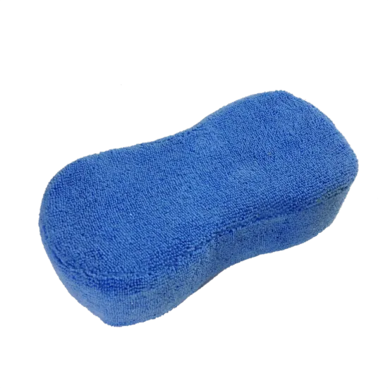 8-Shape Microfiber Cloth for Car Polish and Sponge